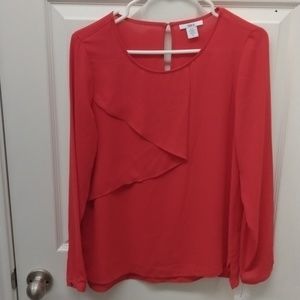 Bar III women's long sleeve blouse Small